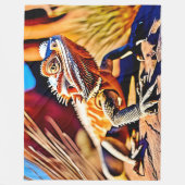 Couverture Polaire Dragon du désert (Devant)