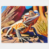 Couverture Polaire Dragon du désert (Devant (Horizontal))