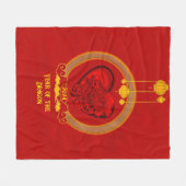 Couverture Polaire Dragon Heart, Année du Dragon (Devant (Horizontal))