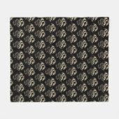 Couverture Polaire Dragon métallique (Devant (Horizontal))