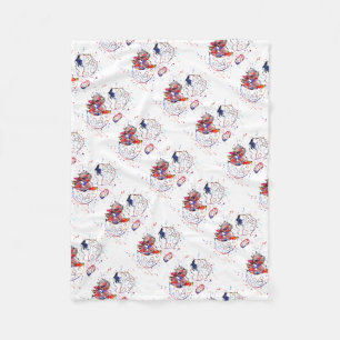 Couverture Polaire Dragon mignon de bébé, dragon de bébé d'aquare