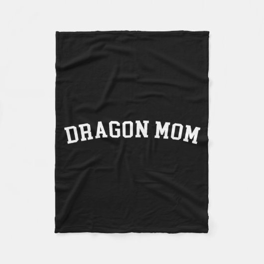 Couverture Polaire Dragon Mom  (Devant)