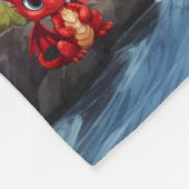 Couverture Polaire Dragon personnalisé (Coin)