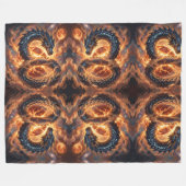 Couverture Polaire Dragon World – Le Royaume de Feu et de Magie (Devant (Horizontal))