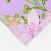 Couverture Polaire Dragonflies Dans Le Jardin (Coin)