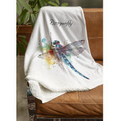Couverture Polaire Dragonfly colorée personnalisable