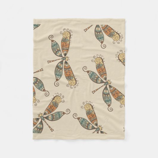 Couverture Polaire Dragonfly Imaginaire (Devant)