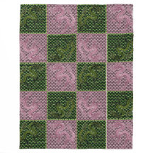 Dragons à quartz péridot et Rose