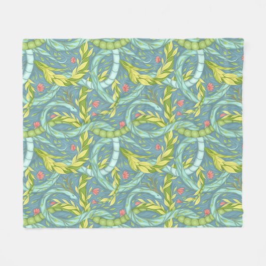 Couverture Polaire Dragons en bois (Devant (Horizontal))