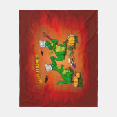 Couverture Polaire Dragons - Joyeux Halloween ! Aujourd'hui je vais c (Devant)