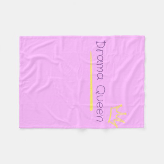 Couverture Polaire Drama Queen (Devant (Horizontal))