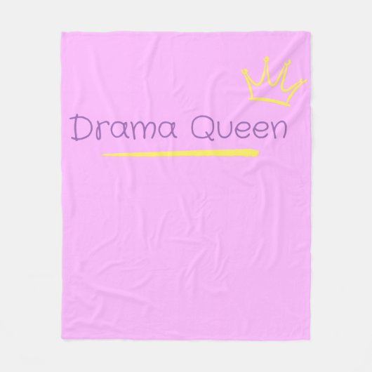 Couverture Polaire Drama Queen (Devant)