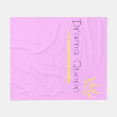 Couverture Polaire Drama Queen (Devant (Horizontal))