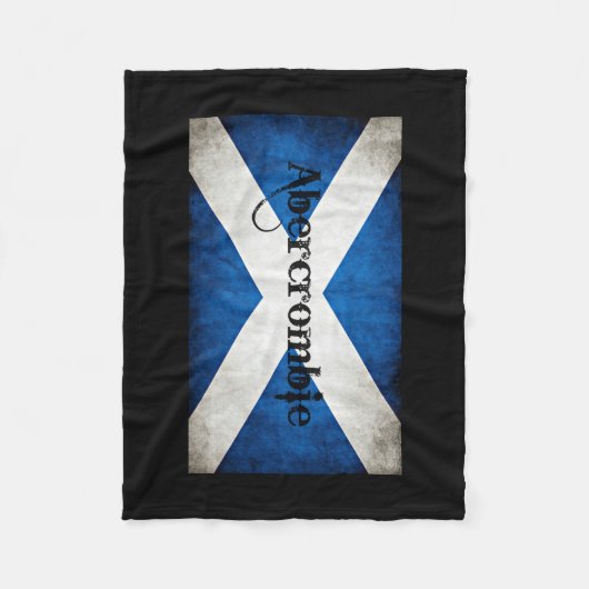 Couverture Polaire Drapeau Abercrombie Grunge (Devant)