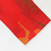 Couverture Polaire Drapeau Abstrait américain (Coin)