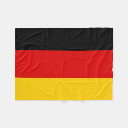 Couverture Polaire Drapeau Allemagne (Devant (Horizontal))