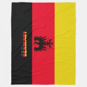 Couverture Polaire Drapeau allemand (Devant)