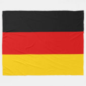 Couverture Polaire Drapeau allemand (Allemagne) (Devant (Horizontal))