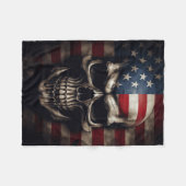 Couverture Polaire Drapeau américain (Devant (Horizontal))