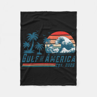 Couverture Polaire Drapeau Américain 2025 Du Golfe D'Usa Est