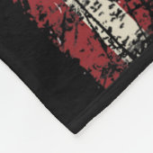 Couverture Polaire Drapeau américain de Bigfoot 4 juillet patriotique (Coin)