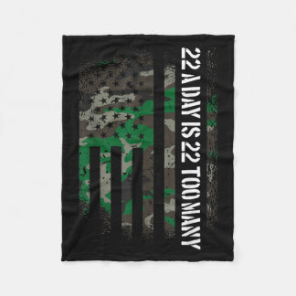 Couverture Polaire Drapeau américain de sensibilisation au suicide de