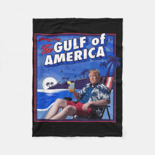 Couverture Polaire Drapeau Américain G 2025 Du Golfe Des Etats-Unis E