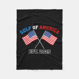 Couverture Polaire Drapeau Américain Gul-f Retro Of America Est 2025