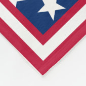 Couverture Polaire Drapeau américain inspiré (Coin)