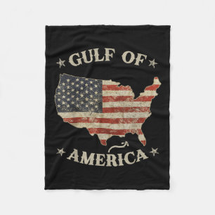 Couverture Polaire Drapeau Américain M Du Golfe Retro Of Usa America
