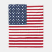 Couverture Polaire Drapeau américain patriotique USA (Devant)