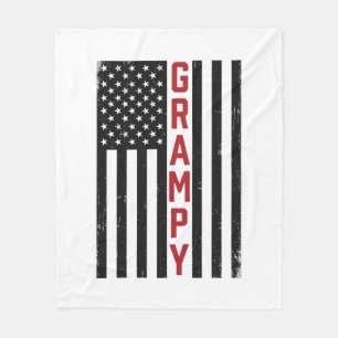 Couverture Polaire Drapeau américain vintage vector design patriotiqu