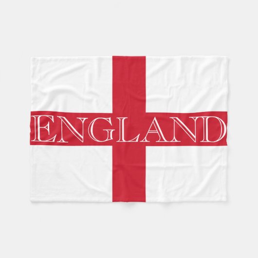 Couverture Polaire drapeau anglais fbcnt Angleterre (Devant (Horizontal))