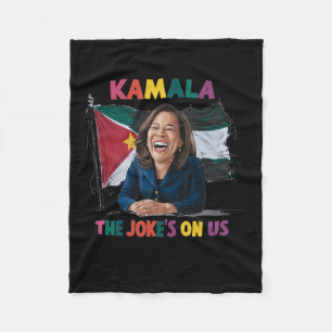 Couverture Polaire Drapeau Anti Kamala Harris Palestine