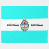 Couverture Polaire Drapeau argentin (Devant (Horizontal))