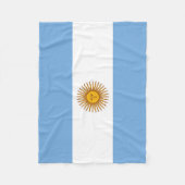 Couverture Polaire Drapeau argentin Fleece Blanket (Devant)