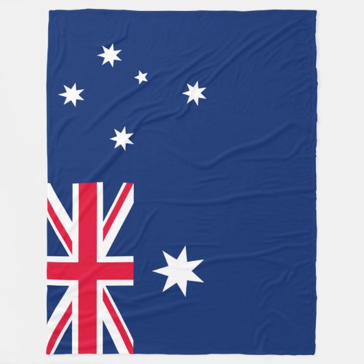 Couverture Polaire Drapeau Australie (Devant)