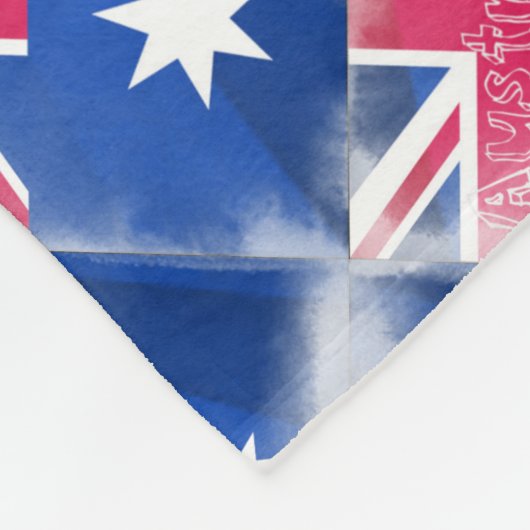 Couverture Polaire Drapeau australien (Coin)