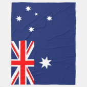 Couverture Polaire Drapeau australien grand (Devant)