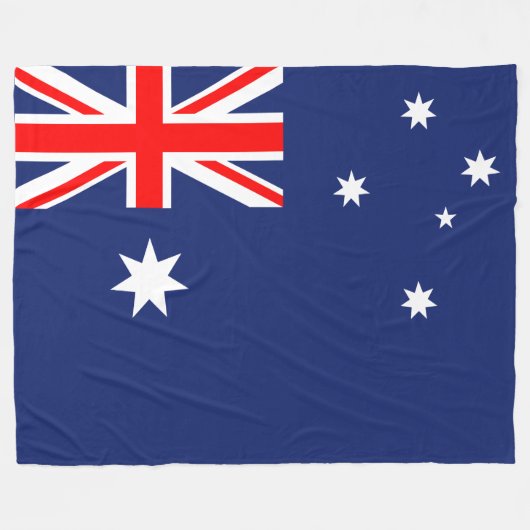 Couverture Polaire Drapeau australien grand (Devant (Horizontal))