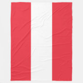 Couverture Polaire Drapeau autrichien (Autriche) (Devant)