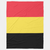 Couverture Polaire Drapeau belge (Devant)