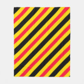 Couverture Polaire Drapeau belge motif (Devant)
