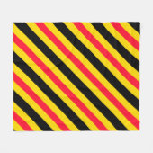 Couverture Polaire Drapeau belge motif (Devant (Horizontal))