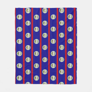 Couverture Polaire Drapeau bélizien