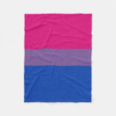 Couverture Polaire Drapeau Bisexual Pride couleur Arrière - plan (Devant)