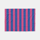Couverture Polaire Drapeau bisexuel (Devant (Horizontal))