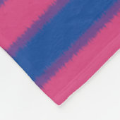 Couverture Polaire Drapeau bisexuel (Coin)