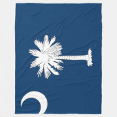 Couverture Polaire Drapeau Blanche polaire (Devant)