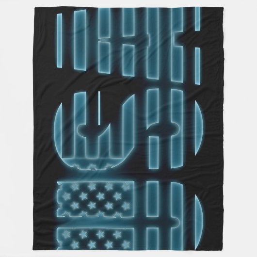 Couverture Polaire Drapeau Blanche polaire (Devant)